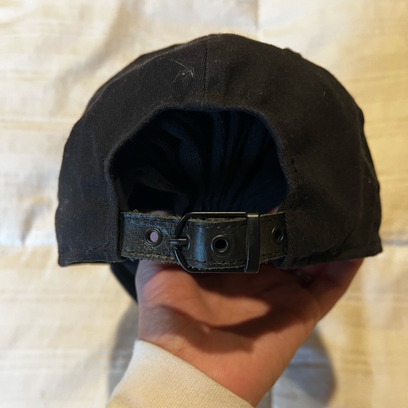 Minnesota Timberwolves baseball cap, black, leather adjusting - Picture 2 of 3